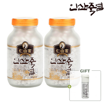 인산가 9회죽염고체 240g x 2개 휴대용기 6개 + 다양한 샘플 증정 / 죽염본가 9번구운 인산죽염
