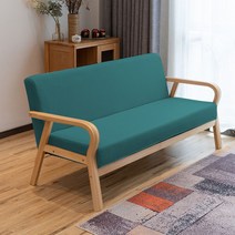 엔틱 소파 가죽 레트로 거실 명품 천연 넓은 통가죽 고풍 북유럽 홈쇼핑, 2인승(1.15m) 좌석 높이 39CM, 아쿠아 컬러 탈부착 세탁 가능