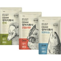 강아지 화식 습식 사료 노령견 노견 부드러운 사료 기호성 좋은 말랑한 사료 그레인프리 자연식 말티즈 비숑 푸들, 연어(피부&눈), 100g