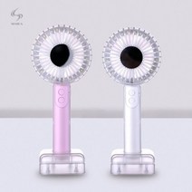 기타 바보사랑[스미다]블링블링 미러팬 탁상용 선풍기 SMD-S16000[무료배송], 핑크
