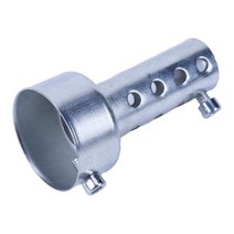 범용 오토바이 배기 머플러 조정 가능한 소음기 db 킬러 파이프 팁 레이싱 스트리트 바이크 스쿠터 424548mm, 48mm, 1개