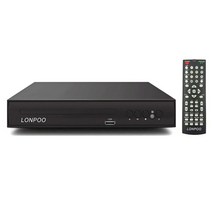 비디오플레이어 CD DVD 디브이디 lonpoo 미니 usb rca dvd 지역 무료, 블랙 3