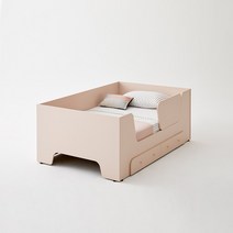 한샘 보나 슈퍼싱글침대 SS 데이베드 서랍형 + 안전가드, G:화이트_다크그레이(G)