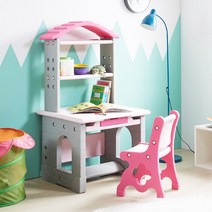 [아이팜이지두잉테이블] 하이지니 -하이지니프로 유아책상&의자SET (2COLOR)- 아동책상, 파스텔핑크