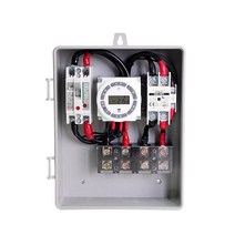 서준전기 디지털타이머 50A 대용량 220V 단상 정전보상형 SJD-H50C 옥외설치 분단위설정 주간반복