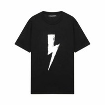 닐바렛 명품NEIL BARRETT CHALK BOLT TSHIRT BJTOO2S R2l2S 222 초크 볼트 티셔츠