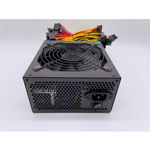 코인 채굴용 1600W 파워 그래픽카드 서플라이 전기 전원 공급장치 이더리움 비트코인, 검은색
