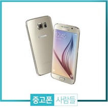 삼성 갤럭시S6 중고 휴대폰 중고폰 공기계, 블랙사파이어, 갤럭시S6 64G B등급, 64GB