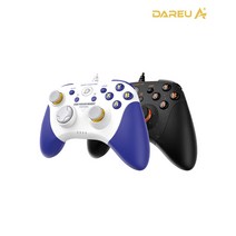 다얼유 360 조이스틱 컨트롤러 진동 게임패드 H101, 블랙