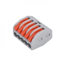 원터치 전기선 와이어 연결 단자 커넥터 컨넥터 5선 원터치컨넥터5선, 5개