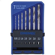 dremel 628 정밀 드릴 비트 회전 공구용 다목적 드릴 비트 7개가 포함된 액세서리 세트, Dremel 628 Precision Drill Bit, Dremel 628 Precision Drill Bit
