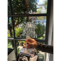 에르모소 카르텔 크리스탈 미니 단 스탠드 테이블 조명 기념..., 단품