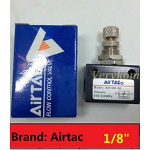 에어 유량 제어 밸브 Airtac ASC100-06 Chuka ASC 가스 속도 솔레노이드 포트 1/4 3/8, 01 Airtac ASC100-06