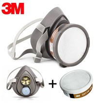 3M 단구형 면체 방독면 3200+정화통 3311K-100 세트, 단품