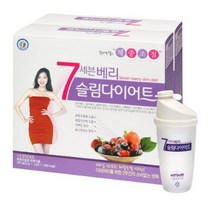 한미양행 세븐베리 슬림 다이어트 쉐이크 + 전용쉐이커 세트, 2종, 7세트