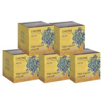 청담스타일 포레스트 더 살롱 컬러 아뜰리에 염모제, 와인브라운, 5개