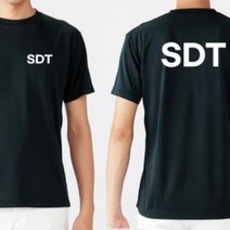 SDT 커스텀 화이트 라운드 쿨 반팔티셔츠 길단 유니폼 유니폼제작 커스텀티셔츠 티셔츠제작 굿즈 굿즈제작 주문제작