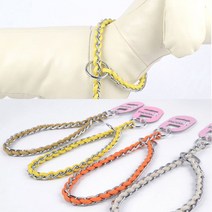 닥터잔스 팬더 초크체인 목줄 훈련용 간지용, S_실버