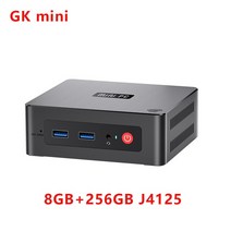 소형PC 미니PC 산업용미니PC Beelink-미니 S GK 미니 인텔 셀러론 J4125 N5095 윈도우즈 11 PC DDR4 8GB 2, 01 미국, 02 8GB 256GB J4125