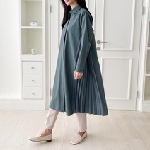 뒤 주름 반전 원피스 1097146DRESS 쉬폰 레이스원피스 베이지 Beige 핑크 Pink 소라 Sky Blue 미시