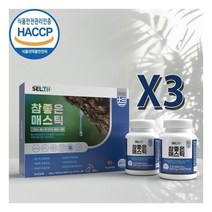 [셀스] 참좋은 그리스 키오스 매스틱 검 위영양제 (600mg*90정 x 2통) X 3세트 (9개월분) (업체별도