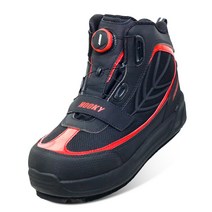 미드컷 펠트단화 교환식멀티밑창 낚시단화 갯바위단화 낚시신발 AA112, 255, 블랙레드