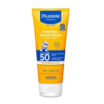 Mustela Baby Mineral Sunscreen 무스텔라 베이비 미네랄 선스크린 SPF50 선크림 100ml