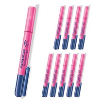 스테들러 텍스트서퍼 겔 고체 형광펜 264 10개입, 10개입 × 핑크 (264)