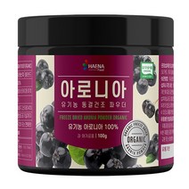 해나식품 유기농 동결건조 아로니아 파우더, 2통, 100g