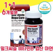 캐나다 식약청 인증 식약처 인정 밀크씨슬 밀크시슬 미크시슬 밀크시술 실리마린 엽산 아연 비타민 B 간 건강 좋은 음식 고함량 남자 여자 남성 여성 40대 50대 60대 피로회복, 1+1 6개월분 - 다니마켓