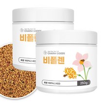 스페인산 비폴렌 첨가물없는 100% 꿀벌화분 벌화분, 2개, 250g, 250g