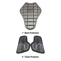 에어백슈트 에어백 조끼 오토바이 바이크 오토바이 자켓 반사 안전 조끼 에어백 보호 슈트 모토 크로스, 07 Protective Gear Set_02 L