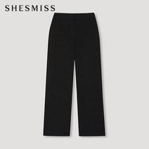 쉬즈미스 컴포트 와이드 부츠컷 팬츠 SWWSLM31090 BK