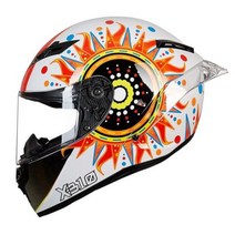 카본 헬멧 안전 공사장 오토바이 풀 페이스 사이클링 거리 투어링 승인, 라지, X310-6