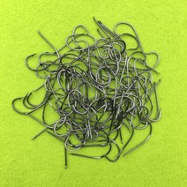 챔프 대구낚시바늘 벌크 100개 왕대구 어시스트 훅 대구 바늘, 블랙 니켈도금, 1개