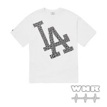 MLB) 일루젼 메가 오버핏 반팔 티셔츠 3ATS60023-07WHS