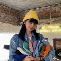 셀럽 니트 숏 비니 봄 가을 겨울 10대 20대 사복패션