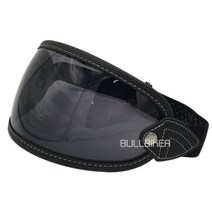 헬멧 헬맷 반모 새로운 오토바이 hd 버블 쉴드 렌즈 선글라스 액세서리 맞는 레트로 빌트웰 gringo 벨 루비 고글, bw-회색