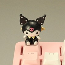 기계식 키보드 커스텀 키캡 포인트 새로운 Sanrio 기계식 3D 키캡 게임 키보드 액세서리 쿠로미 멜로디 만, 한개옵션2, 10 color J, 한개옵션1