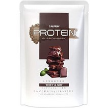 ALPRON (알프론) WHEY & SOY 단백질 리치 초콜릿 맛 750g 맛있는 국산 푸로테인 단백질 남성 여성 유청 소이 근육 트레이닝 미용 다이어트 ALPRON(アルプロン)