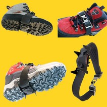 특수강 밴드형 아이젠 좌우 2개 세트 도시형 도심형 아이젠 눈길 빙판길 운동화