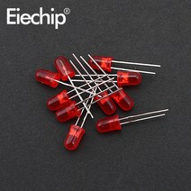 100 피스 F5 5MM LED 다이오드 모듬 키트 밀짚 모자 백색 붉은색 파란색 녹색 노란색 DIY 발광, [03] Kit 3