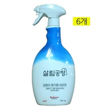 불스원 살림공방 곰팡이 제거용 세정제, 6개, 750ml