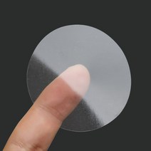 굿패키징 봉합 봉인 포장 스티커 투명 원형 (2cm 2.5cm 3cm 3.5cm 4cm 5cm), 5. 지름 4cm / 96매(24매 x 4장)