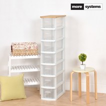 [모아시스템즈] 우드 프로포즈 7단 서랍장 주방수납장 틈새수납장 슬림서랍장, 상세 설명 참조