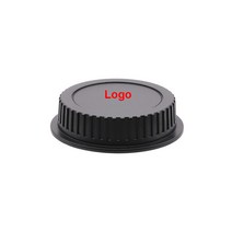 캐논 EOS EF EF-S 마운트 렌즈 용 로고 블랙 교체 새 플라스틱 후면 캡 커버, 01 With Canon Logo