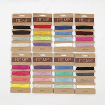 햄프실 모시빗자루 재료 햄프끈 1mm 매듭공예, 5 Spring, 1개