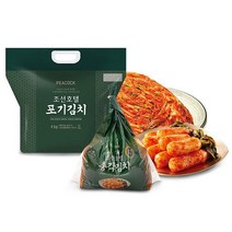 피코크 조선호텔 포기김치4kg+총각김치1.5kg, 없음, 1개, 5.5kg