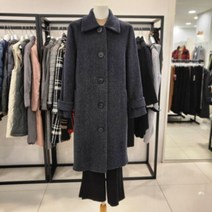 막스카라 가산현대 양모 스탠 카라 싱글코트 M04MWH008ME