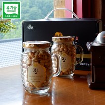 강원도 영월 유기농 잣 선물세트 240g (120gx2ea / 유리병 선물포장)